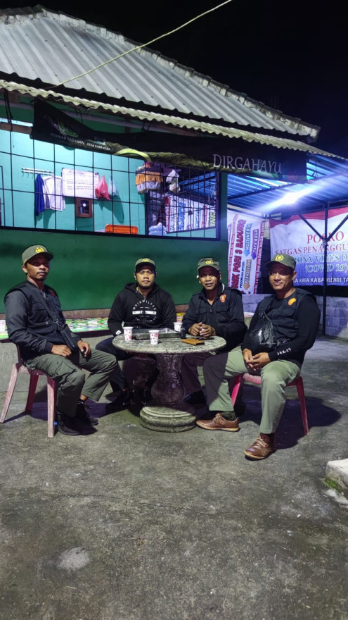 PENJAGAAN RUTIN LINMAS DESA KABA-KABA