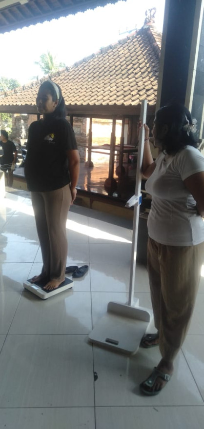 Giat Posyandu di Balai Banjar Gaduh