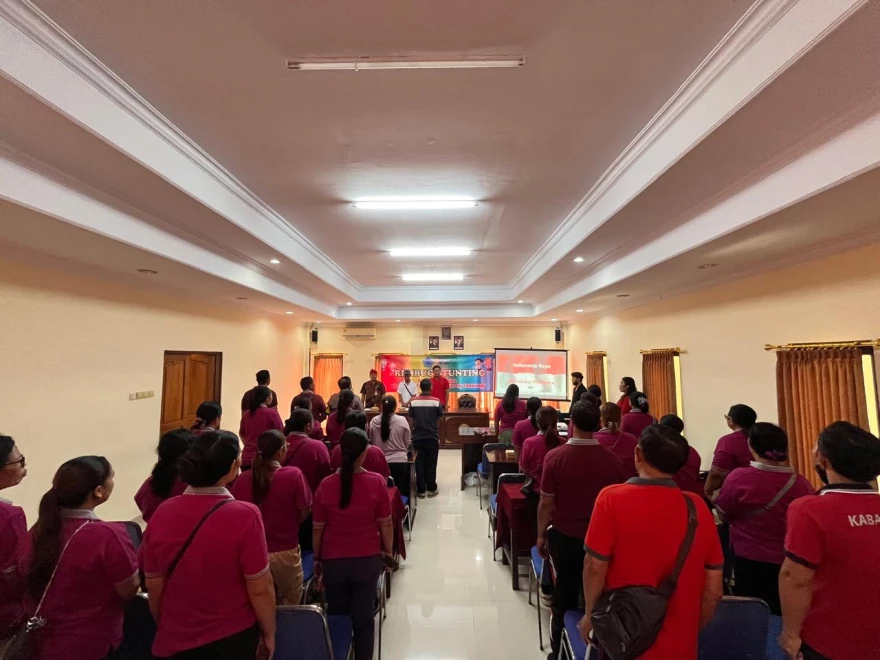 PEMDES KABA-KABA GELAR REMBUG STUNTING, PERKUAT KOMITMEN PENURUNAN ANGKA STUNTING